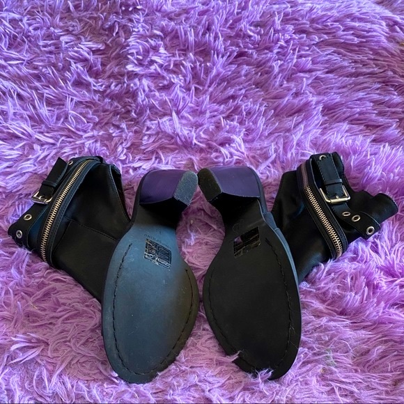 Host Pick✨Call It Spring Peeptoe Ankle Zip Boots - Picture 9 of 12